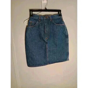 "FLIPPO-TOTTI" Ladies‎  Vintage Jean Skirt Dark Blue Size 7/8